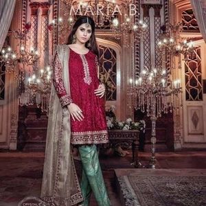 Maria B formal wear dress size medium